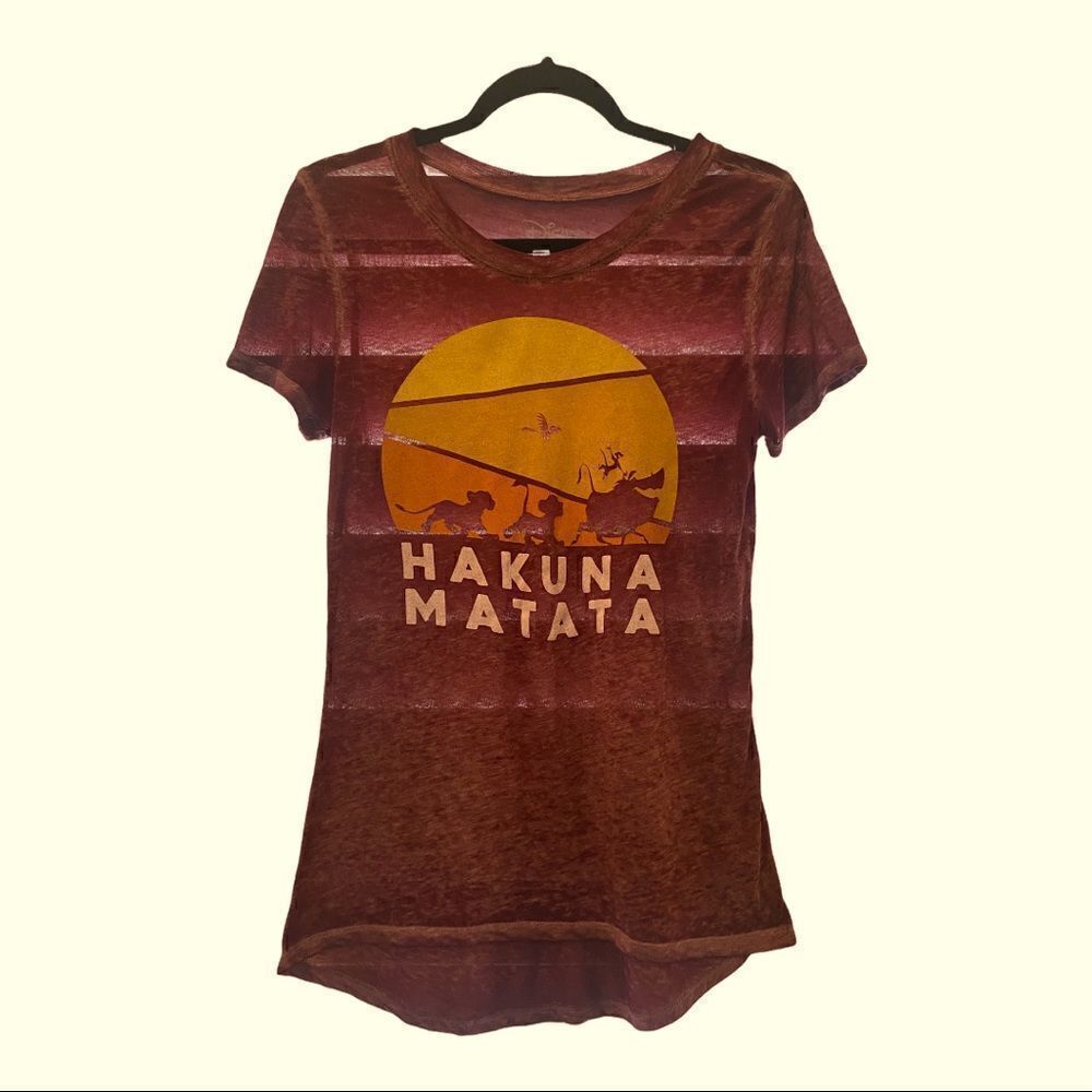 Disney Hakuna Matata scoop neck tshirt